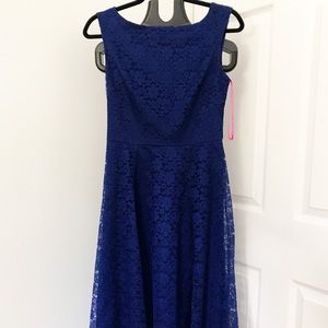 Blue lace dress from Betsey Johnson